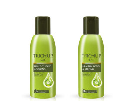 Trichup Healthy, Long & Strong Hair Oil - with The Natural Goodness of Sesame & Coconut oil and Enriched with Aloe Vera & Neem 100ml (Pack of 2)